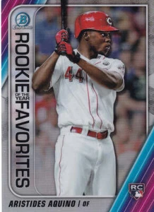 2020 Bowman - Rookie of the Year Favorites Chrome Refractor Insert ~ Pick your c - Picture 1 of 10