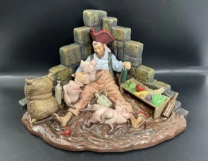 DISNEY CLASSICS WDCC PIRATES OF THE CARIBBEAN PIRATE FIGUR -DRINK UP ME'EARTIES - Bild 1 von 24