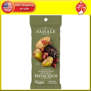 Sahale Snacks Pomegranate Pistachios Glazed Mix 1.5 Ounce Pack Of 9 - Picture 1 of 7