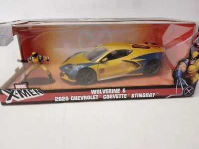 Jada Toys X-MEN Wolverine Chevrolet Corvette Stingray 1/24 - Imagen 1 de 3