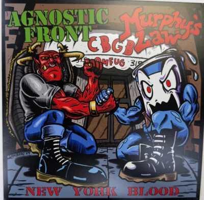 Agnostic Front Murphy’s Law New York Blood  7”  red  Vinyle rouge 45t - Image 1 of 4
