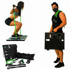 Unisex Home Gym Kit Portable Excercise Workout Set Pilates Resistance Bands Set