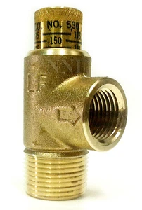 1/2" Lead Free Calibrated Adjustable Pressure Relief Valve 50-175Psi - Picture 1 of 6
