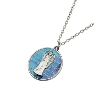 Doctor Who Weeping Angel Pendant Necklace - Picture 1 of 1