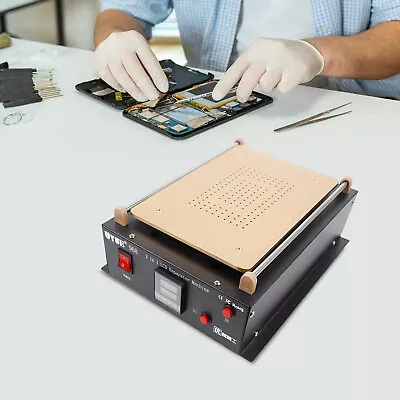 14" LCD Touchscreen Hot Plate Glass Vacuum Separator Cellphone ipad Repair Tool - Image 1 of 4