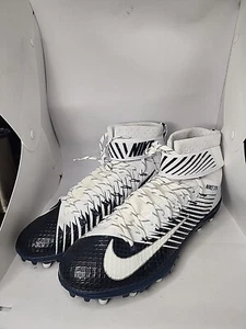Nike Lunarbeast Elite Football Cleats. Blue & White • 847641-114 Men’s Sz 16 - Picture 1 of 14