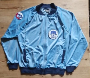 Ebbets Field Flannels Chicago Cats 1976 Tracksuit Jacket Size L Made In USA - Picture 1 of 7