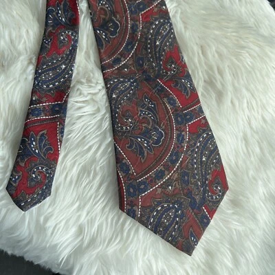 Corbata para hombre Mikael York Collection cachemir seda hecha en EE. UU. 55" L 3,75" W Foto 1 de 4