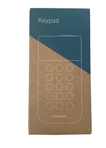SimpliSafe SSKP3-W Keypad White Wireless Touch-to-Wake Smash Safe - Picture 1 of 3
