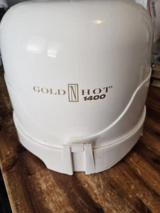 Gold N Hot 1400 White Bonnet Hair Dryer Home Salon Hooded Pro Model GH2270 - Picture 1 of 7