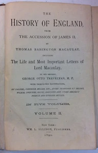 History Of England Volume II 1890 Hardback Thomas Babington Macaulay BookGnu - Picture 1 of 12