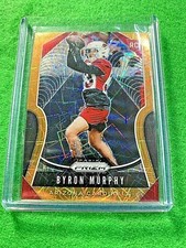 BYRON MURPHY GOLD LAZER PRIZM RC CARD JERSEY #33 CARDINALS 2019 PRIZM FOOTBALL 