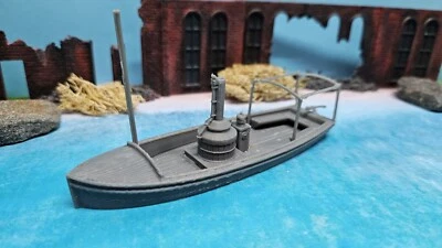 3D-SCALE African Queen 35ft Boat British Military Model Kit 1:87 1:72 1:56