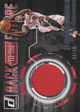 2015-16 Donruss Back to the Future Materials Bulls Card #31 Luol Deng Jersey /99