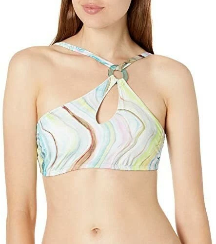 Nuevo con etiquetas Bikini Laboratorio Para mujeres Hombro Recortado Bikini Traje de Baño Top Talla Pequeña Foto 1 de 3