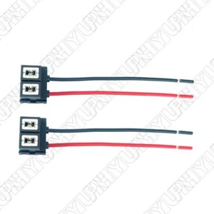 2Pcs Car H7 Headlight Lamp Bulb Base Holder Socket with Pigtail Wiring Harness - Picture 1 of 5