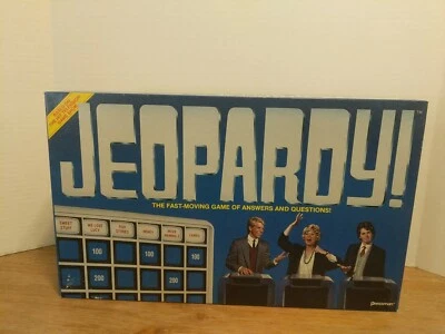 1986 Vintage Jeopardy Board Game By Pressman Great Condition Complete - Image 1 of 4