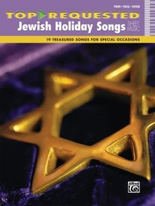 Top Requested Jewish Holiday Songs Sheet Music Piano Vocal Guitar Book NEW! - Picture 1 of 1