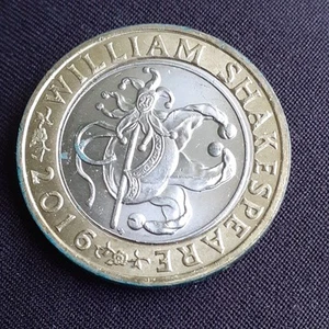 RARE £2 Pound Coin William Shakespeare 2016 - Comedies - Picture 1 of 2
