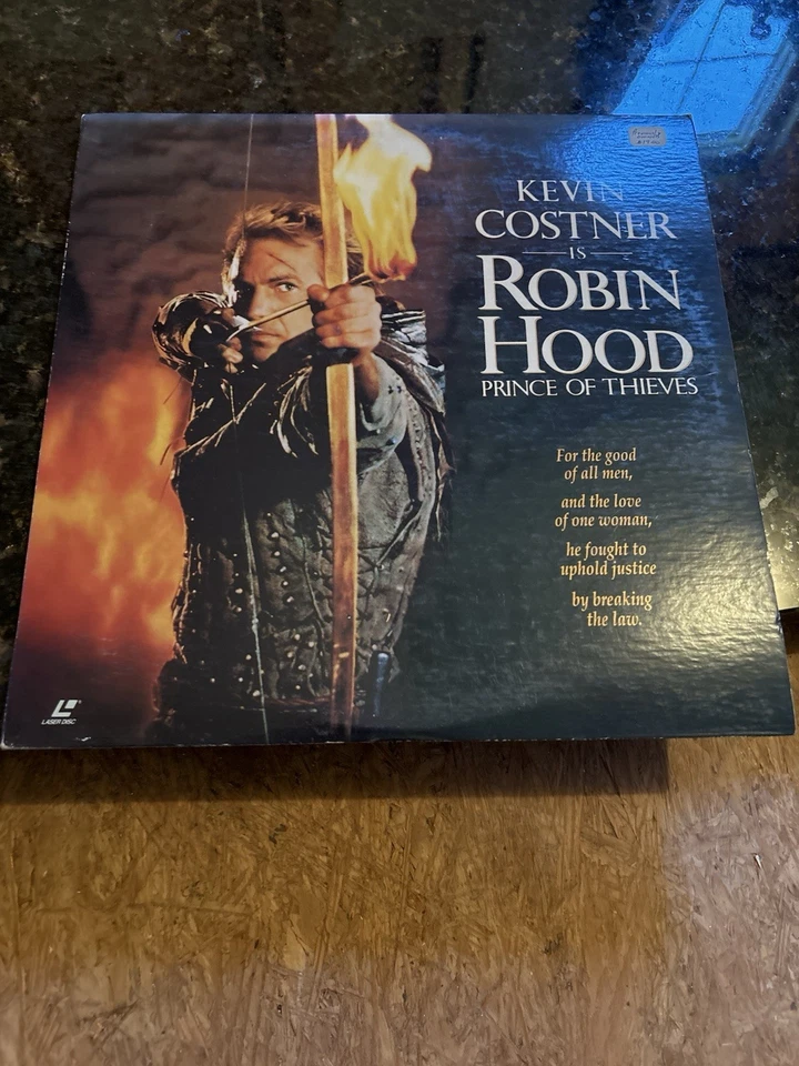 Robin Hood: Prince of Thieves (Laserdisc, 1991) Foto 1 de 3
