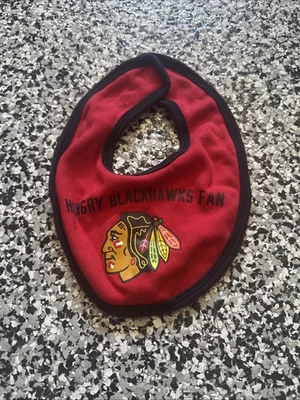 NHL Chicago Blackhawks Colored Baby Bib (48) - Image 1 of 2