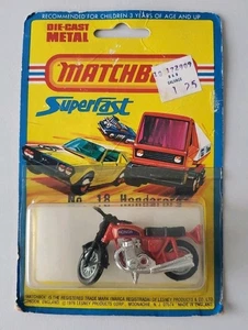 SUPERFAST HONDARORA DIECAST MODEL HONDA CB750 1976 MATCHBOX LESNEY MOTORCYCLE - Picture 1 of 9