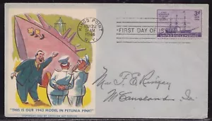 SCOTT 923 STEAMSHIP AMERICAN ART SERVICE PATRIOTIC FIRST DAY COVER FDC - Picture 1 of 1