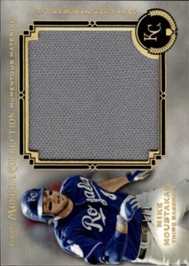 2013 Topps Museum Momentous Material Jumbo Relics Gold Rainbow Mike Moustakas /1 - Picture 1 of 2