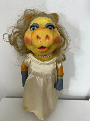 Vintage Retro 1978 Henson Bendy Miss Piggy Toy Doll ,dhl shipping fast 3 -7 Days Cover
