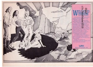 1979 ABBA "Canadian Tour" "Welcome To Canada" Classic Tour Promo Reprint Ad - Picture 1 of 1