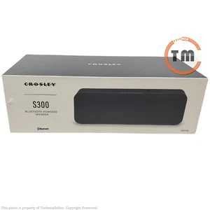 Crosley S300 Enceinte Portable Bluetooth Alimentée 30W RMS Noir (S300A-BK) - [LN]™ - Photo 1 sur 5