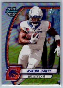 Ashton Jeanty Rifrattore Boise State 2024 Bowman University Cromo Calcio - Foto 1 di 2