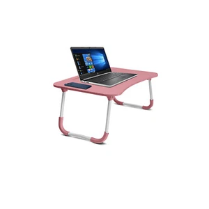 Betttisch für Laptops / Smartphones /Tablets, Höhe 26cm klappbare Füße – Rosa - Zdjęcie 1 z 6