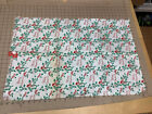 Vtg Christmas Wraping Paper Gift Wrap: -- ) Merry Christmas - Holly - Bells
