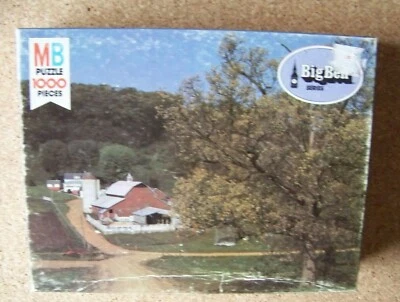 1000 piece Grant County WI farm landscape puzzle Big Ben factory sealed - Image 1 of 4