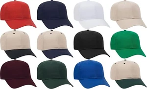 Gorra de béisbol estilo profesional en blanco con cierre a presión curvada Bill algodón sarga gorra deportiva lisa - Imagen 1 de 25
