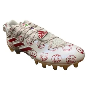 Men's Adidas Freak 22 Big Mood DSG SM Football Cleats White Red GZ6901 Size 13 - Picture 1 of 5