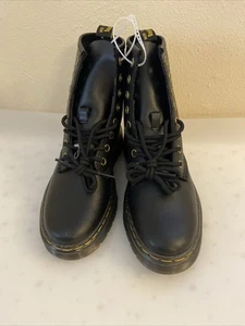 NWOT/B Dr. Doc Martens Zavala Black Combat Boots Women US 6 EUR 37 NWOB - Picture 1 of 11