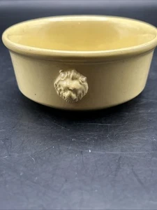 K G Luneville French Foie Gras Tureen w/Lion Head Yellow 4” BB26 - Picture 1 of 6