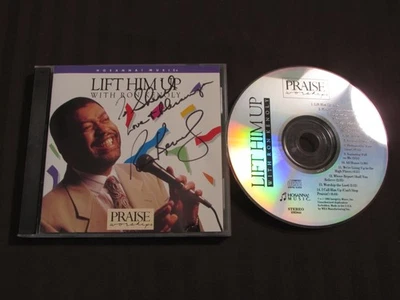 Lift Him Up With Ron Kenoly 14 Trk Hand Autographed 1992 CD Praise & Worship OOP - Image 1 of 4