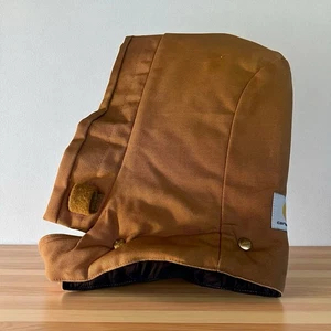 Carhartt Cappuccio Staccabile Snap On Ricambio Foderato Cappuccio Marrone - Cappuccio Solo 14806 - Foto 1 di 6