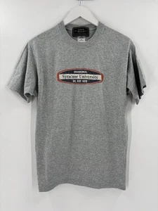 Syracuse University Shirt Mens Medium Gray Orangemen College Short Sleeves - Picture 1 of 17