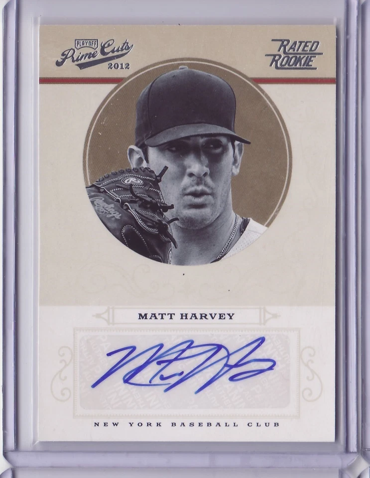 Prime Cuts 2012 autógrafo #78 Matt Harvey 031/199 radiocontrol automático - plano envío y devolución Foto 1 de 2