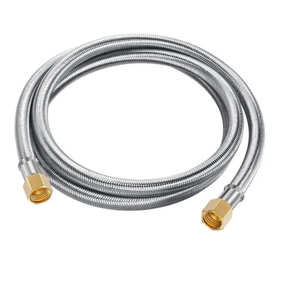 ALLOXITY 6 Feet Propane Hose Extension, Braided 3/8" Propane Extension Gas Line, 6ft F...