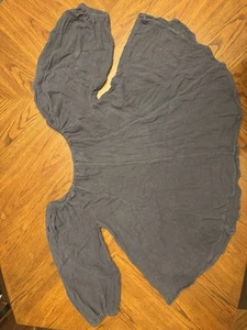 Jen's Pirate Booty Reality Bites Linen Top Pale Blue Small - Picture 1 of 6