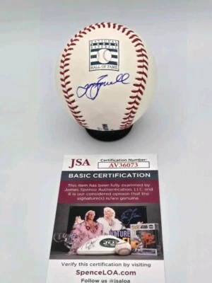 JEFF BAGWELL HOUSTON ASTROS SIGNED HOF ROMLB BALL MLB JSA  - Image 1 of 2