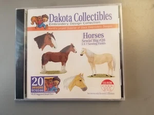 Horses # 28 Dakota Collectibles Machine Embroidery CD NEW - Picture 1 of 2