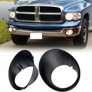 Lámpara de parachoques izquierda + derecha bisel cubierta para Dodge Ram 1500-3500 2002-08 NUEVO - Imagen 1 de 7