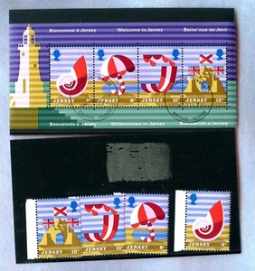 JERSEY ~ SCOTT # 124-127 ~ STAMP LOT ~ 2 SETS ~ MINT & USED - Picture 1 of 1