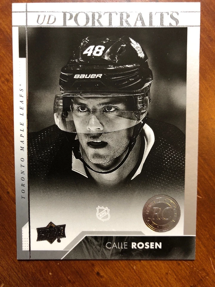 2017-18 UD Hockey Series 2 Rookie UD Portraits #P-102 Calle Rosen - Image 1 of 1